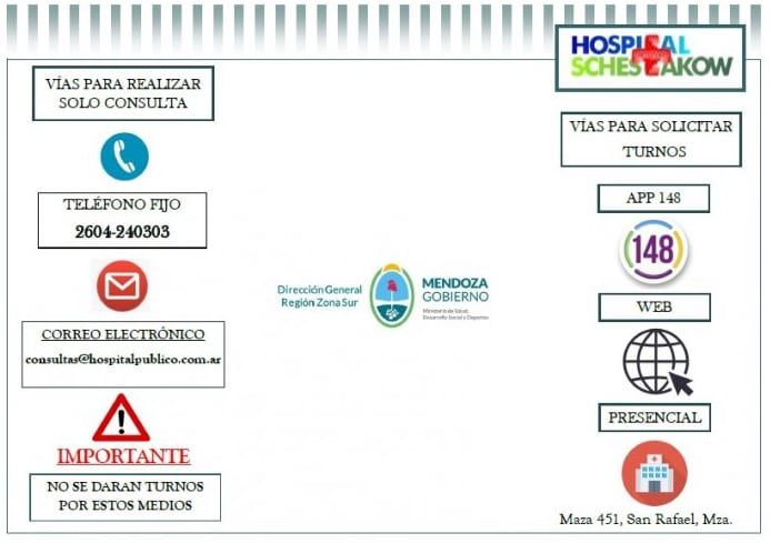 En el Hospital Teodoro J. Schestakow se utilizará un nuevo sistema de autogestión de turnos vía internet a partir de diciembre.