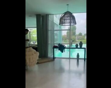 La casa de Nordelta de Wanda Nara. captura video