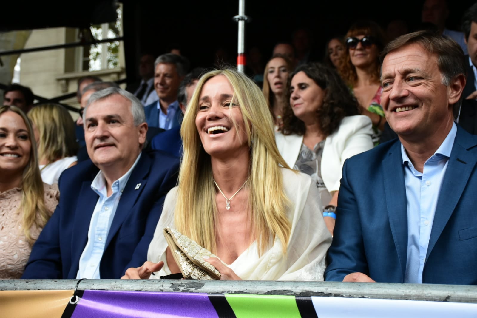 Fabiana Calleja la esposa del gobernador Rodolfo Suarez, en el Carrusel de las Reinas