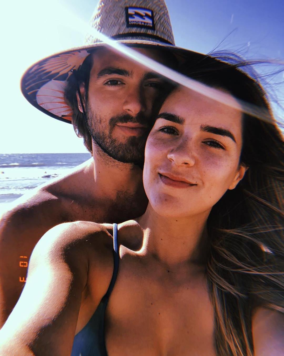 Pablo Lyle con su pareja Ana Araujo.