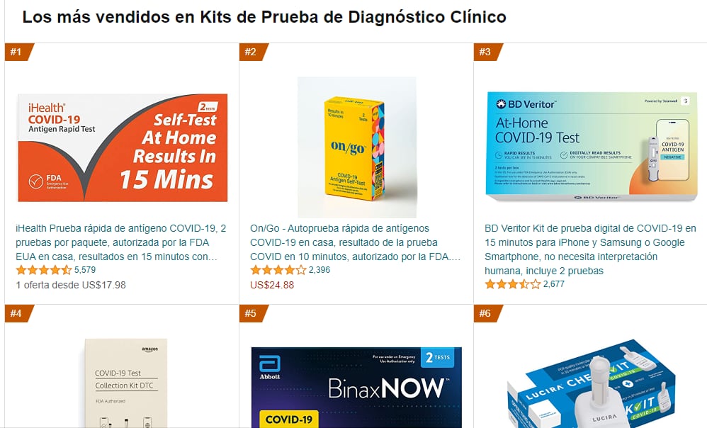 En el mundo se venden test de autodiagnóstico de Covid, pero su venta no es legal en Argentina, porque no se puede garantizar su trazabilidad.