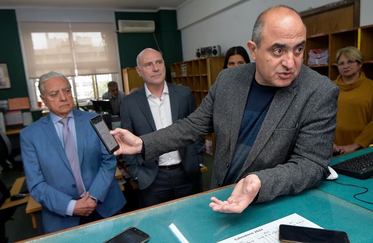 Los jueces de Suprema Corte de Justicia presentaron la atención virtual de la sala Segunda, que seguramente será más amplio luego de la reforma. Foto: Orlando Pelichotti
