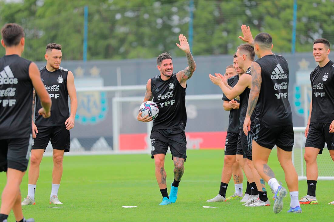 Practica Selección argentina