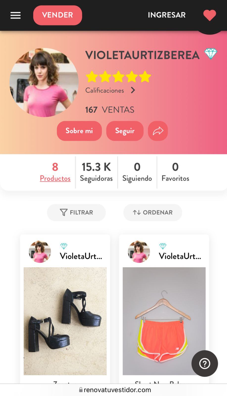 Famosas venden su ropa usada por internet.