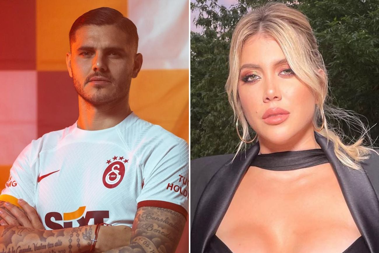 Mauro Icardi y Wanda Nara 