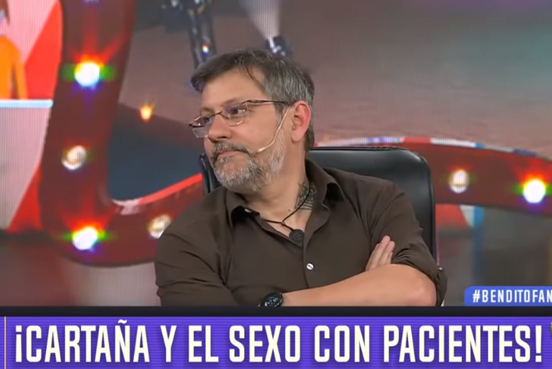 Gabriel Cartañá en "Bendita". (Captura)