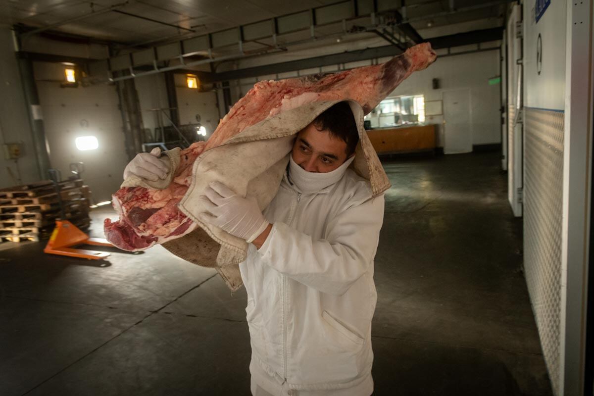 Prohibición de exportar carne por 30 días: el paro se extiende al menos hasta el miércoles que viene. Foto: Ignacio Blanco / Los Andes