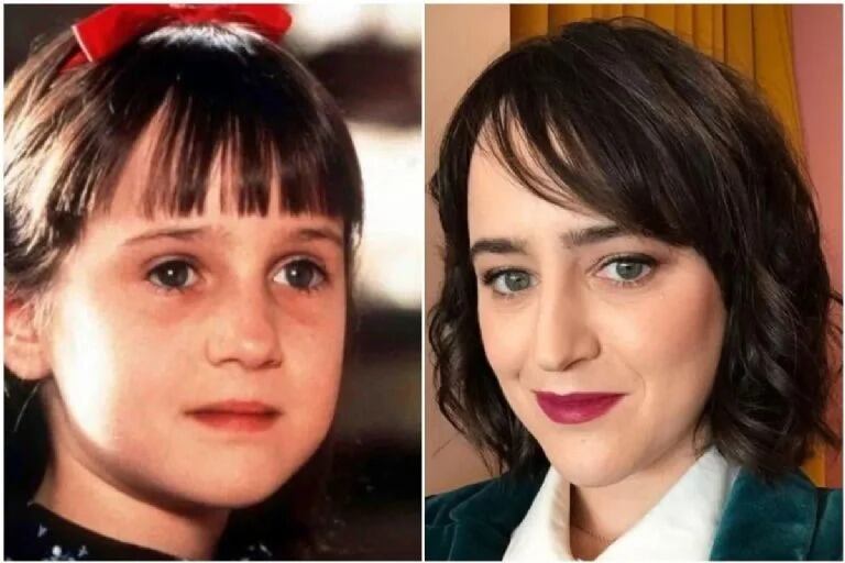 Así luce la actriz que interpretó a Matilda.