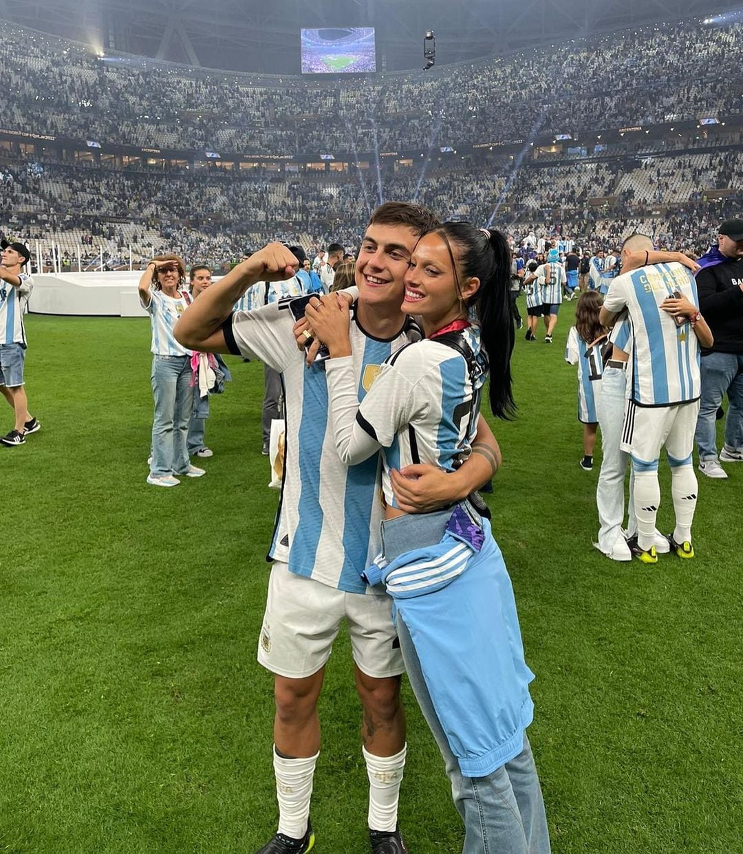 El posteo de Oriana Sabatini a Paulo Dybala tras el triunfo de Argentina.