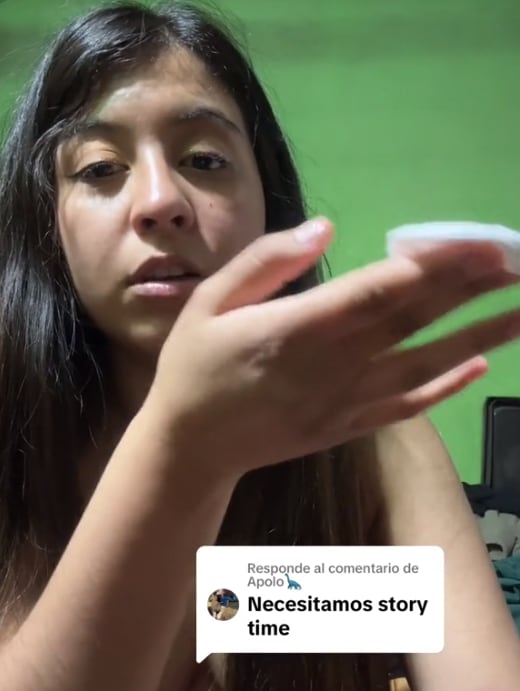 La joven se defendió en las redes.