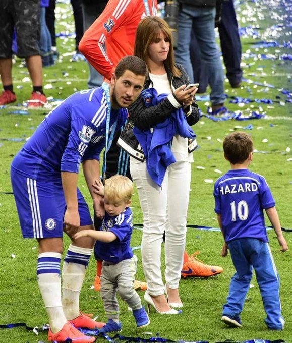 Eden Hazard y Natacha Van Honaker