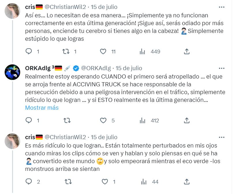 Con opiniones contradictorias, varios usuarios de twitter expresan su malestar o apoyo a las manifestaciones