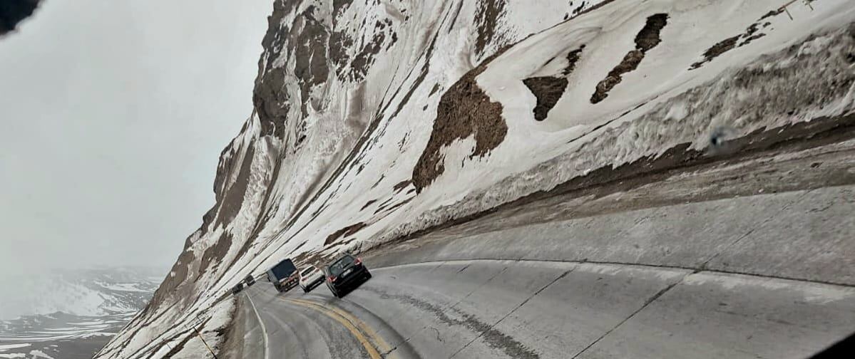 Camino a Chile. Foto: @VALLEOVA