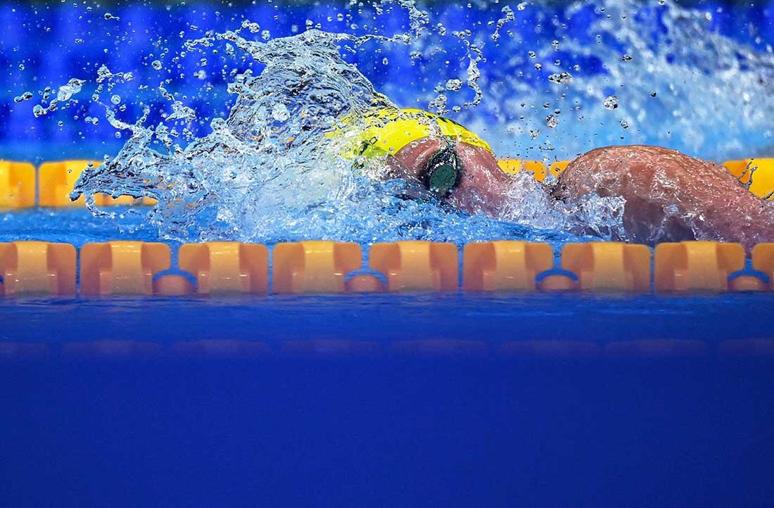 Eliminatoria de natación estilo libre femenino de 800 m