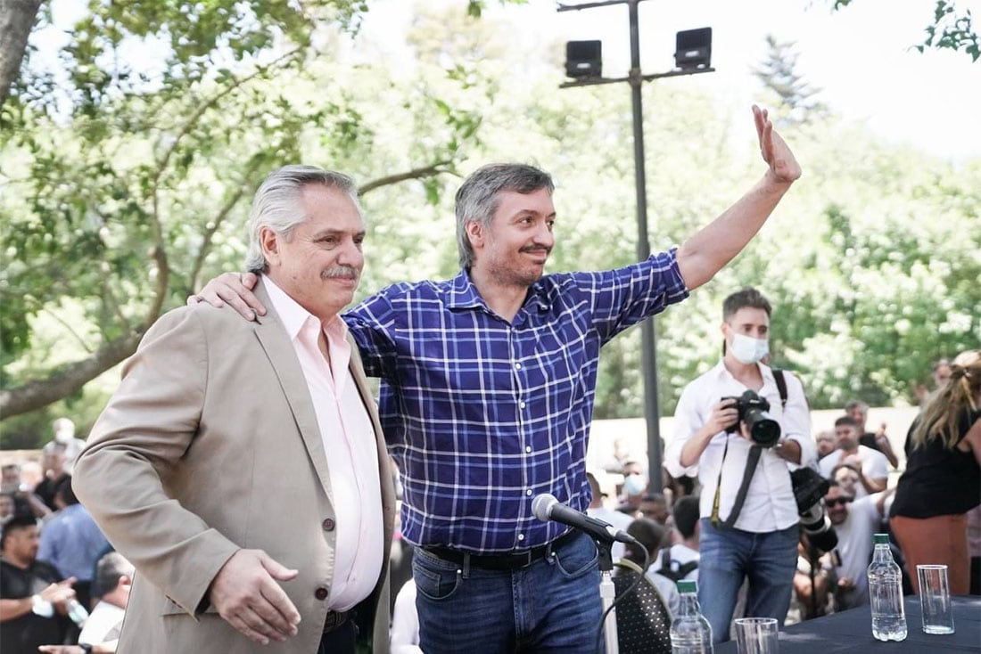 Máximo Kirchner dijo que su madre se equivocó en elegir a Alberto Fernández como candidato en 2019 (Archivo)