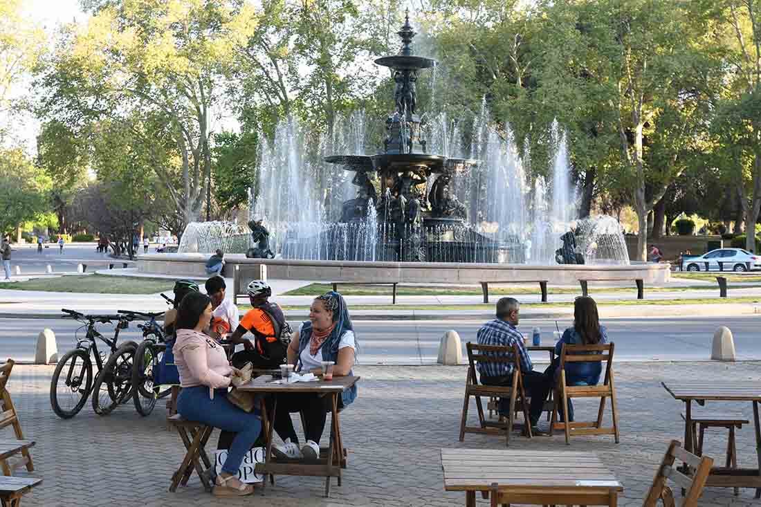 Días de mucho calor en Mendoza.