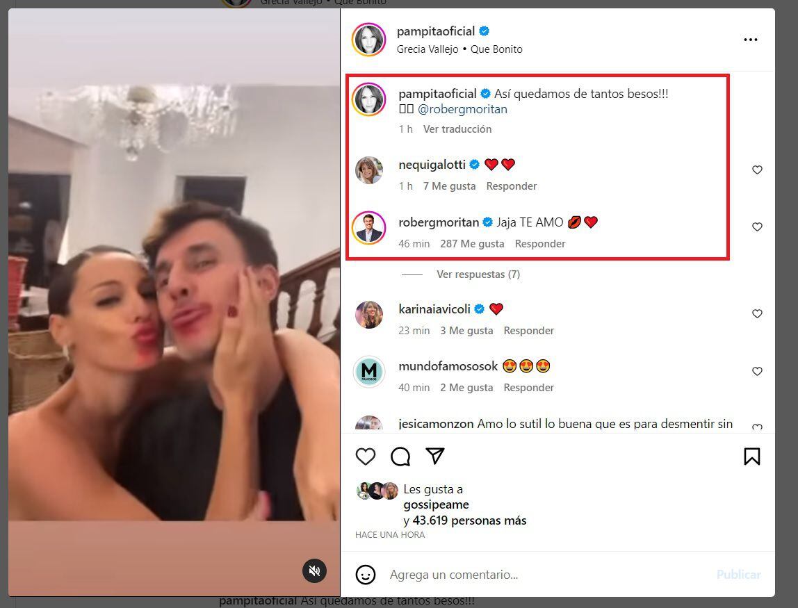 Pampita habló de la relación que lleva con su madre.