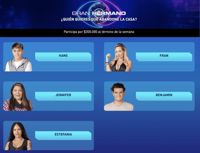 Estos son los primeros nominados para abandonar la casa de GH Chile