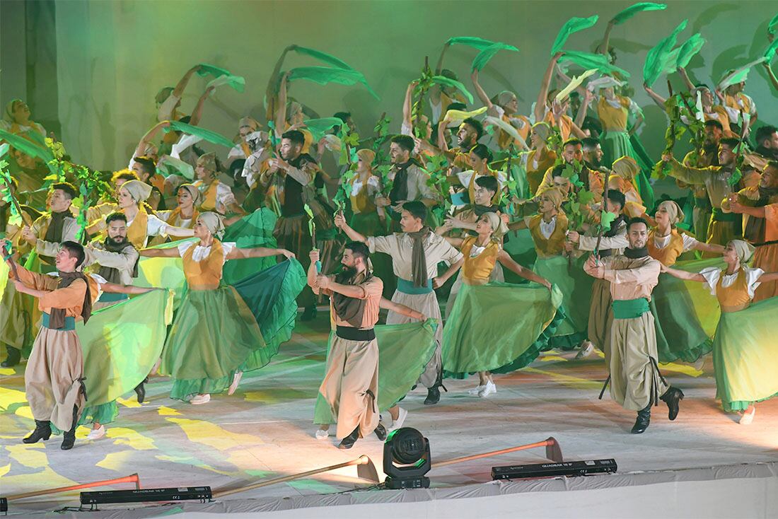 Acto Central de la Fiesta Nacional de la Vendimia en el Teatro griego Frank Romero Day.
Foto Ignacio Blanco