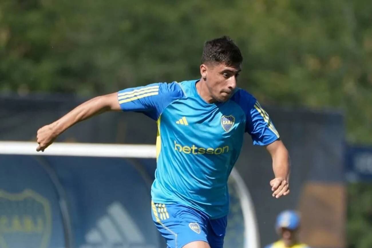 Merentiel vuelve a ser considerado en Boca tras superar su lesión /Foto: prensa Boca