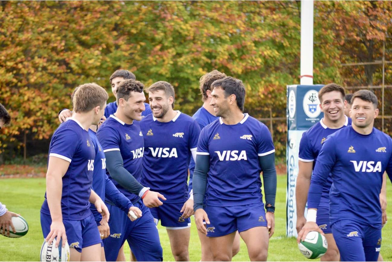 Los Pumas trabajan en Dublín, donde este viernes, en el Aviva Stadium, enfrentan a Irlanda por la ventana de noviembre. (Prensa UAR)