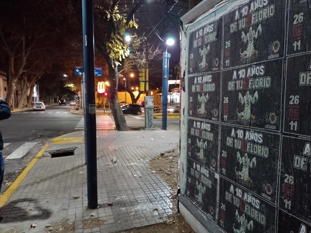 Los Bosteros de Mendoza empapelaron la Ciudad con afiches y pasacalles. / Gentileza.