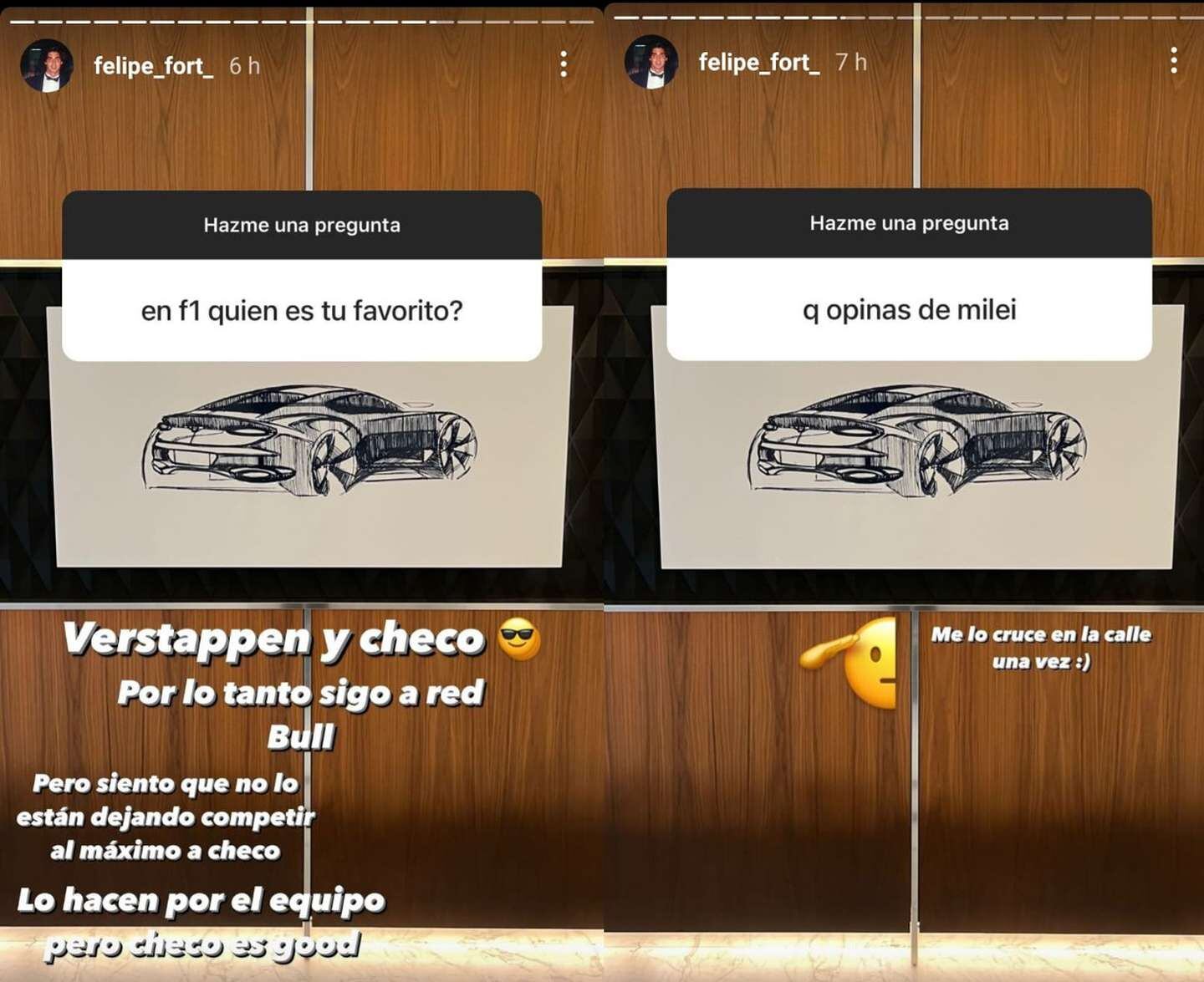 Felipe Fort respondió a las preguntas de los usuarios de Instagram.