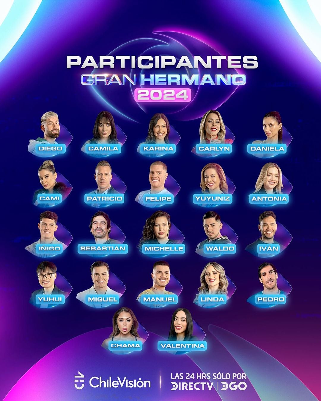 Estos son los nuevos concursantes de del reality chileno.