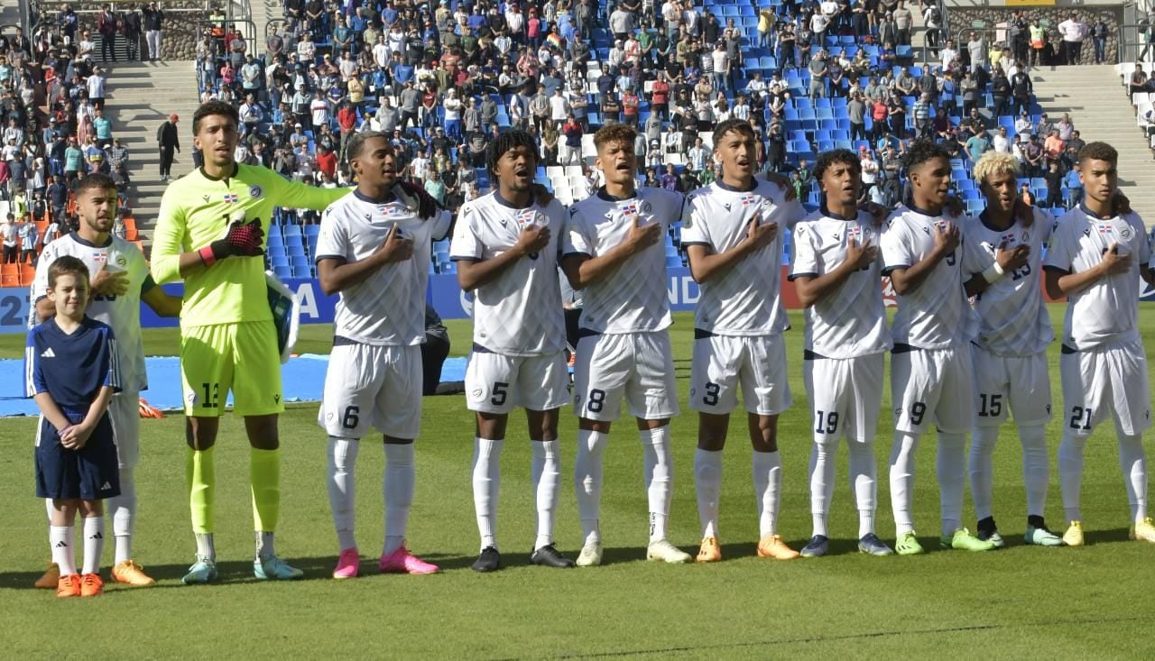 Nigeria vs. Dominicana, el primer partido en Mendoza del Mundial SUB 20 2023. / Orlando Pelichotti (Los Andes).