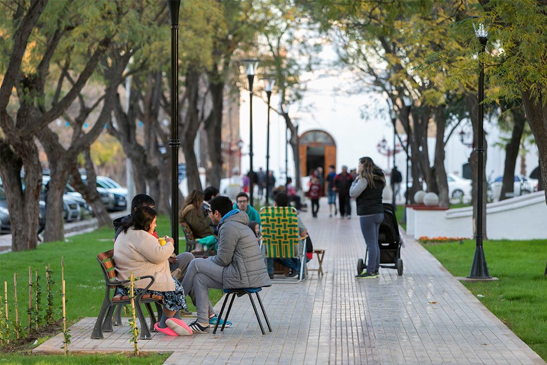 Plaza en la Villa 25 de mayo. Prensa Municipalidad de San Rafael