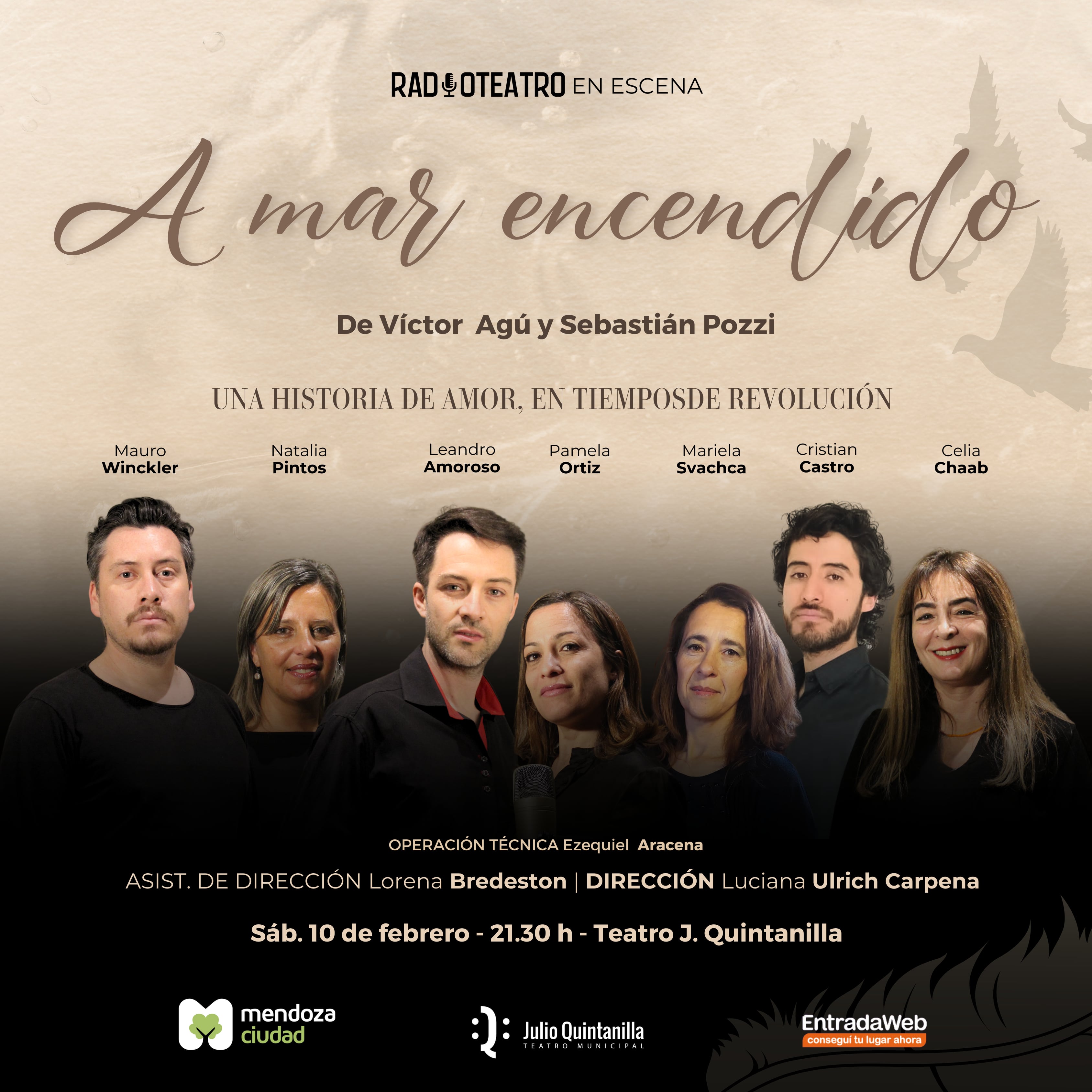 Se estrena la obra "A mar Encendido".