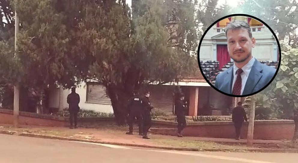 Allanamiento en la casa del diputado misionero Germán Kiczka  (Gentileza El Territorio)