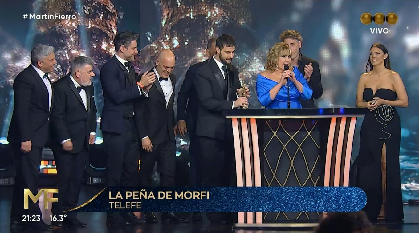 La Peña de Morfi (Telefe) ganó el Martín Fierro a programa musical.