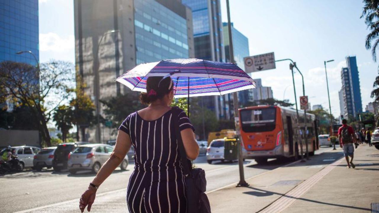 La sensación térmica llegó a los 59,7 °C. Gentileza