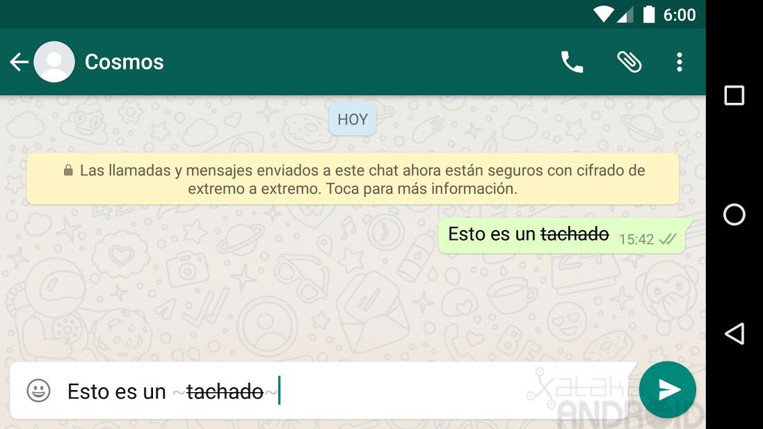 Cómo dar formato de texto en WhatsApp: negrita, cursiva, tachado y cambiar tipo de letra.