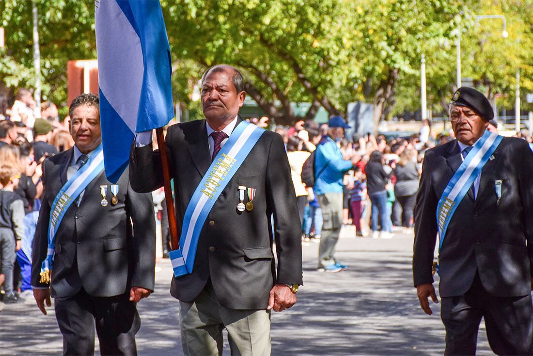 Acto conmemorativo por los 40 años de la guerra de Malvinas. En casa de gobierno se llevo a cabo un acto en el que participaron autoridades politicas y de las fuerzas armadas, donde brindaron reconocimiento a veteranos y caidos en el conflicto del Atlantico Sur en 1982
foto: Mariana Villa / Los Andes