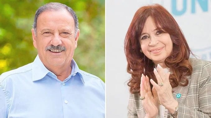 Ricardo Quintela y Cristina Kirchner