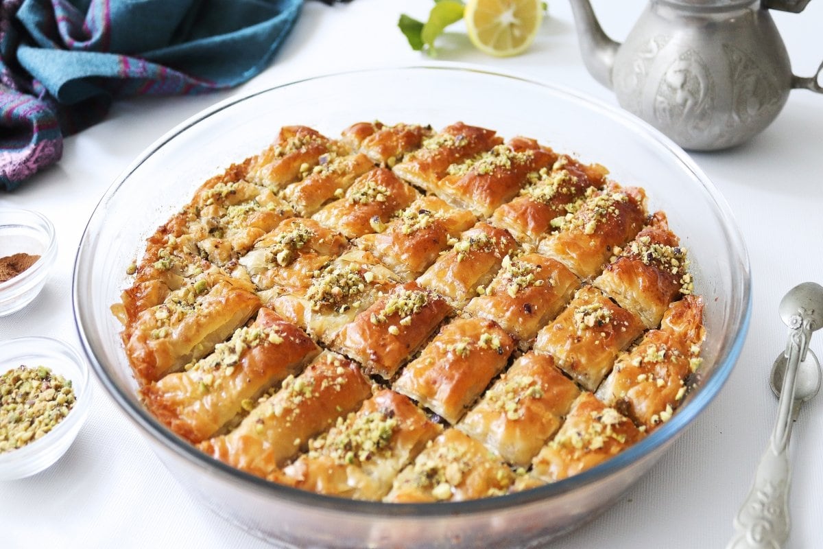 La receta más facil para hacer un baklava en minutos.