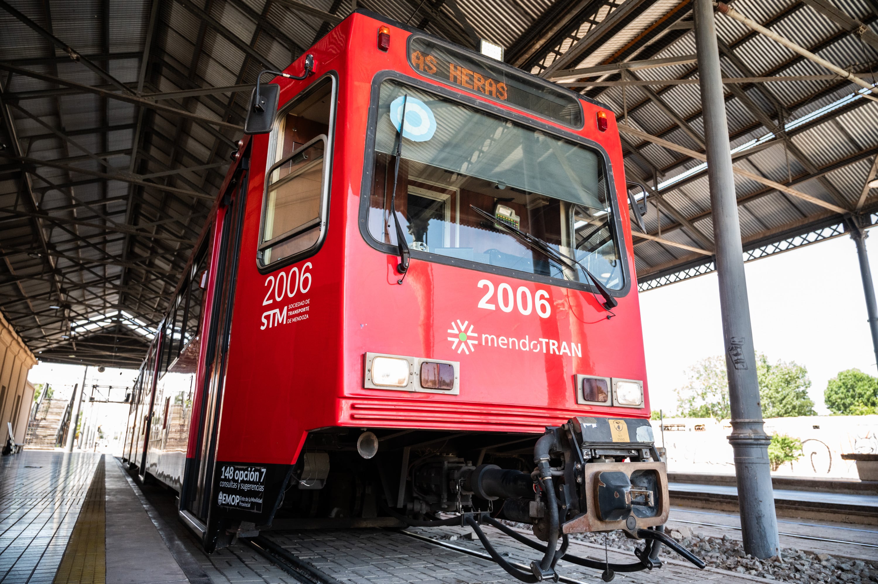 El Metrotranvía ya acepta pagos con tarjeta de crédito y débito: así funciona el sistema. Foto: Gobierno de Mendoza