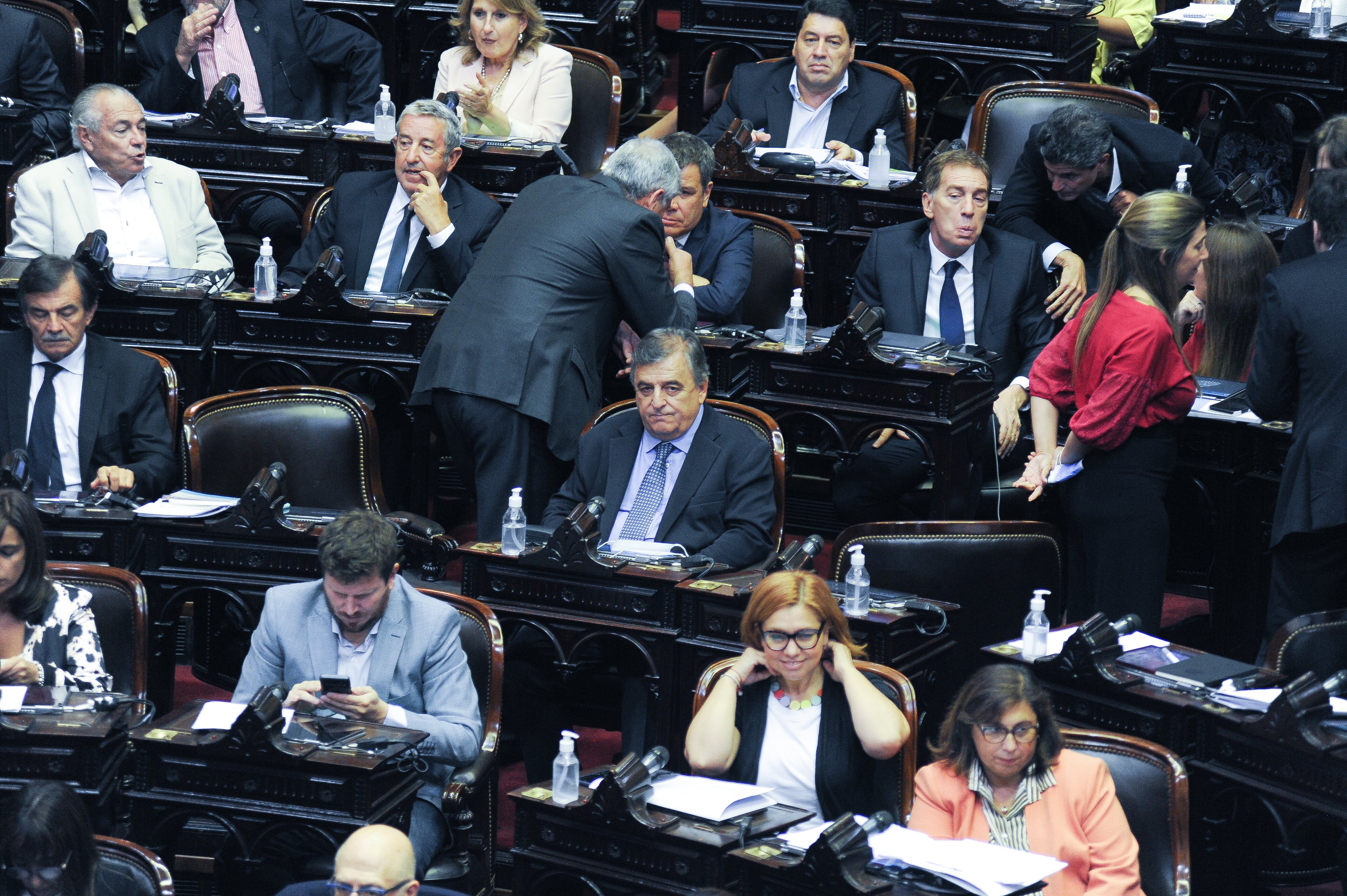 Debate en Diputados sobre el acuerdo con el FMI Congreso Argentina  Foto Federico Lopez Claro