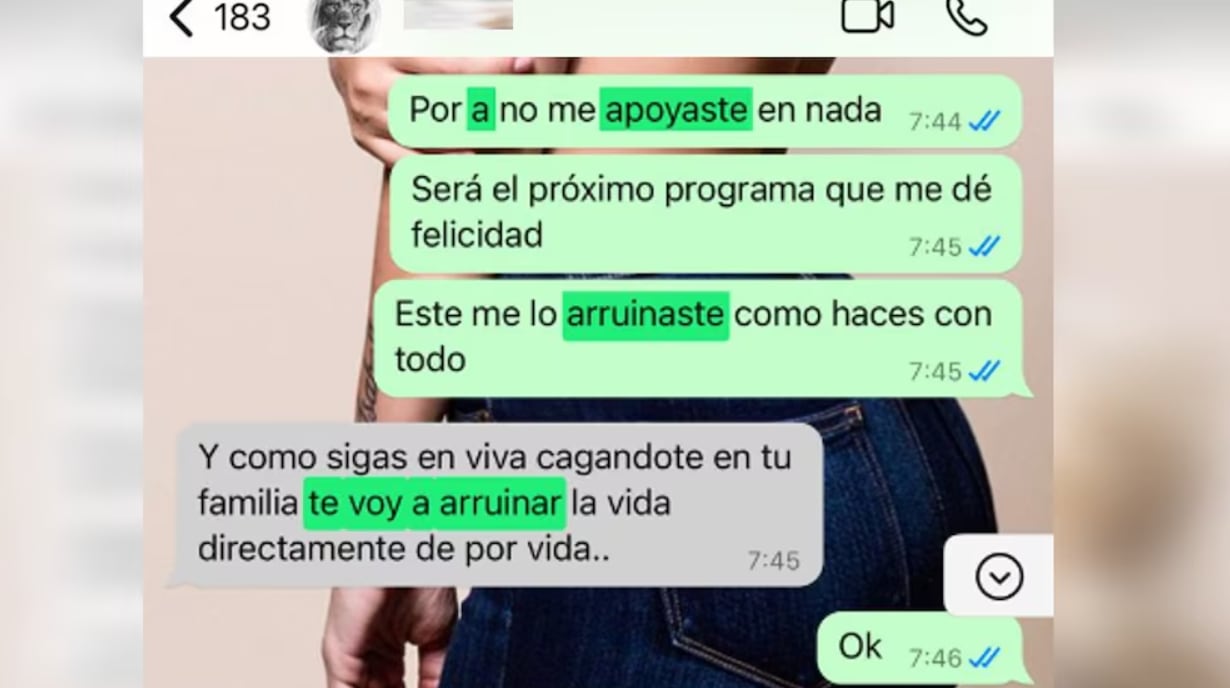 Se filtraron más chats escandalosos entre Mauro Icardi y Wanda Nara. Captura: DDD (América)