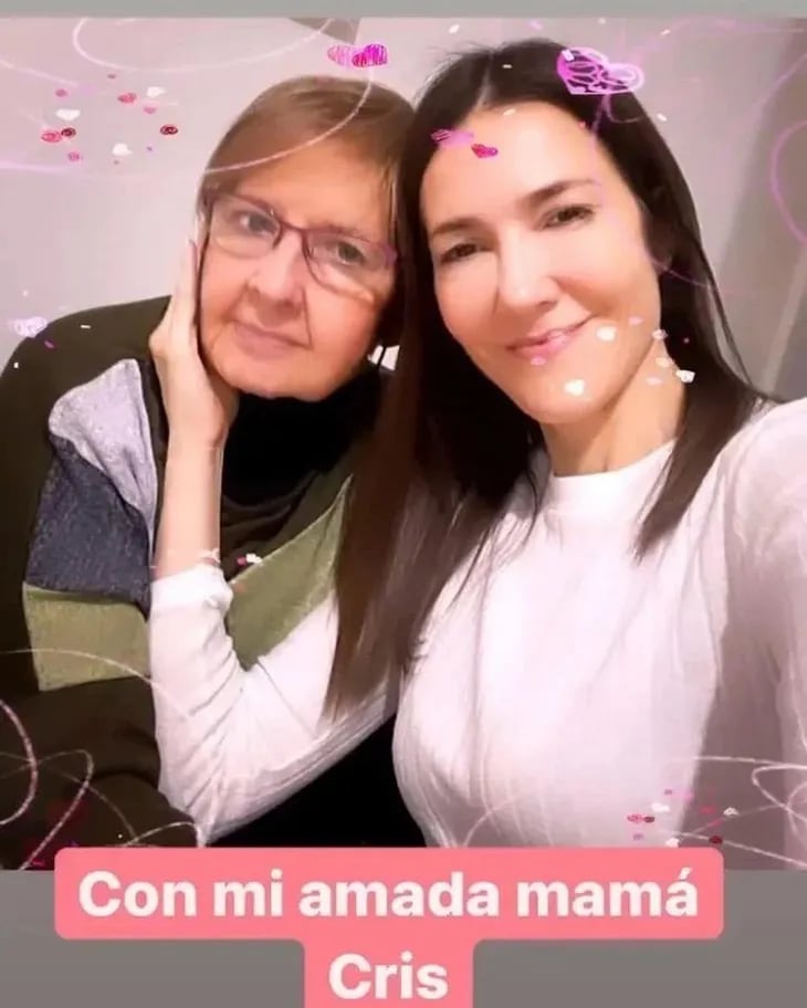 Murió la madre de Cristina Pérez.