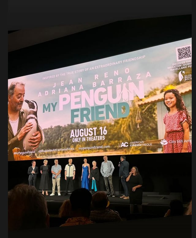 Avant premiere de "Mi amigo el pingüino", en Los Ángeles.