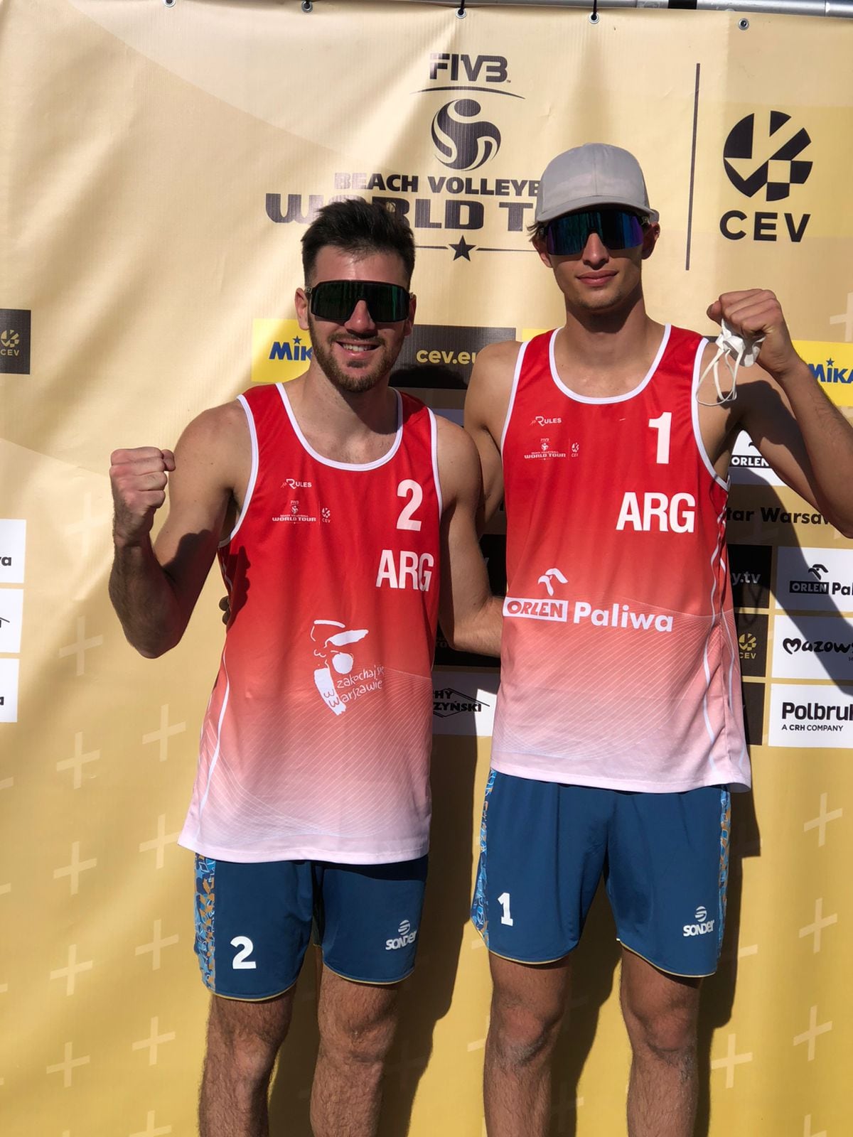 Amieva y Capogrosso, finalizaron quintos en el Circuito Mundial desarrollado en Europa.