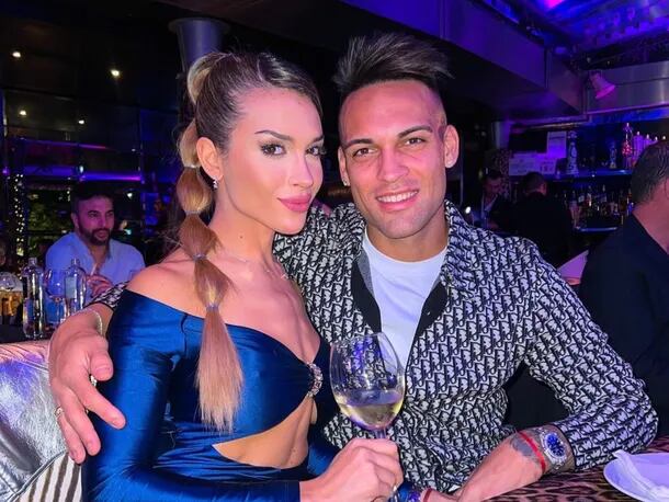 Lautaro Martínez en el cumpleaños de su esposa, Agustina Gandolfo (Instagram)