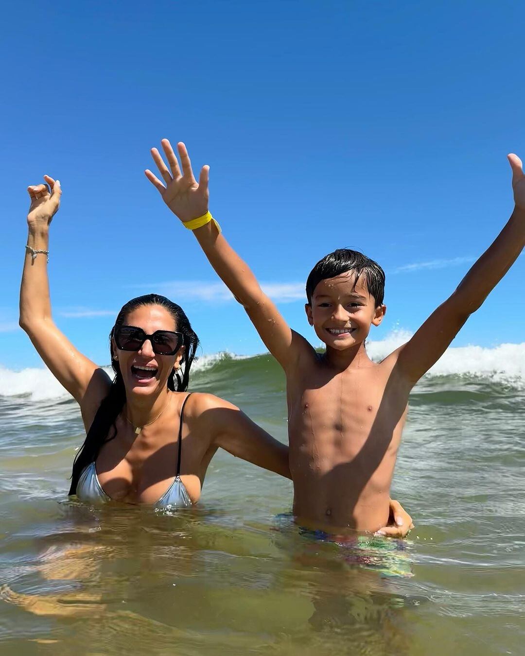 Benicio, el hijo mayor de Vanina Escudero y Álvaro Navia. Gentileza Instagram.