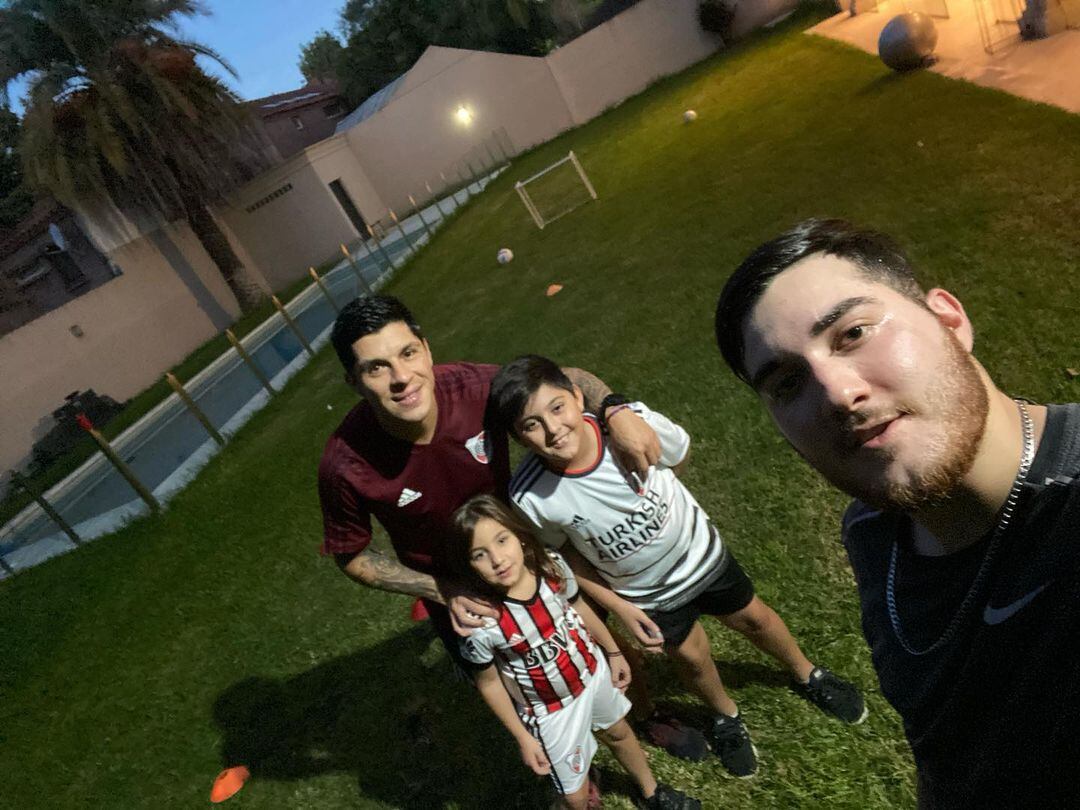 La casa de Enzo Pérez. Gentileza Instagram.