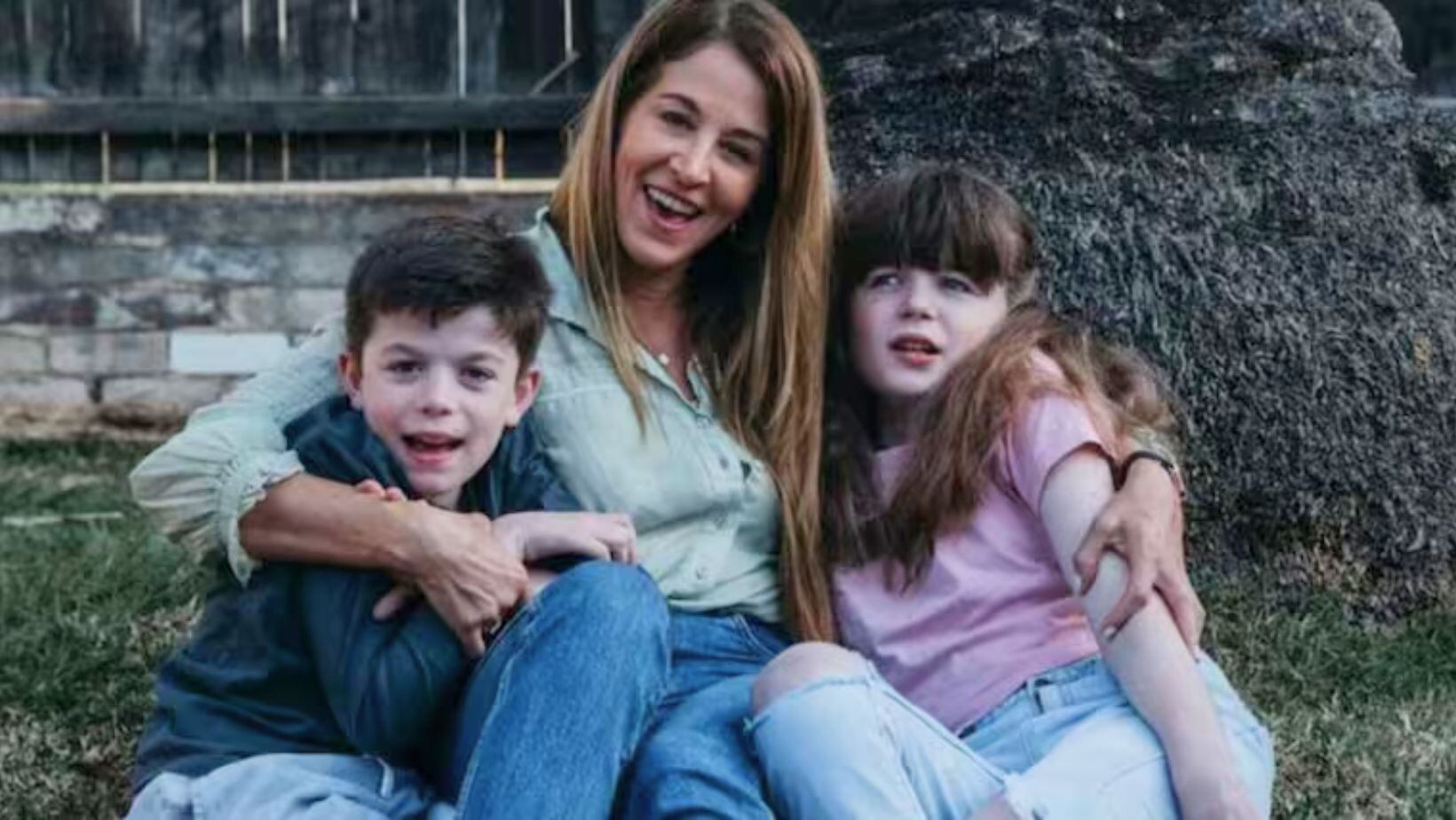 Megan Maack, fundadora de CDI junto a sus hijos Isla y Jude