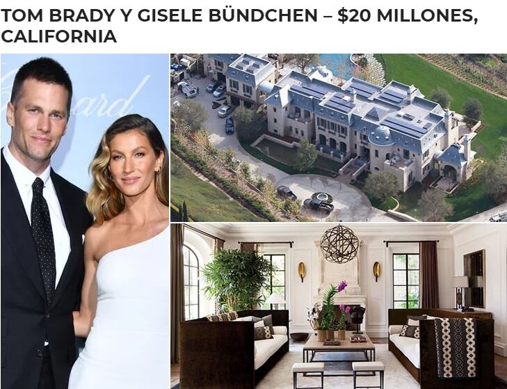 Tom Brady y Gisele Bundchen