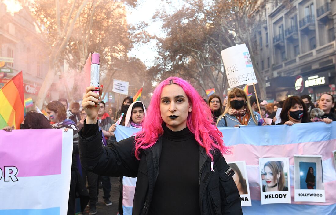 Marcha del Orgullo LGBTIQ+. Foto: Marcelo Rolland / Los Andes